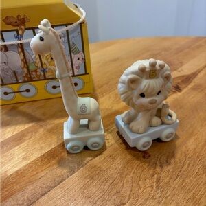 PRECIOUS MOMENTS BIRTHDAY TRAIN FIGURINES Age 5 And 6